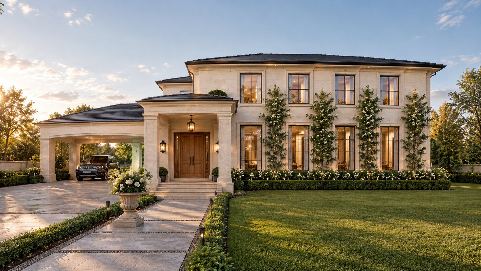 Luxury house walkthrough preview
